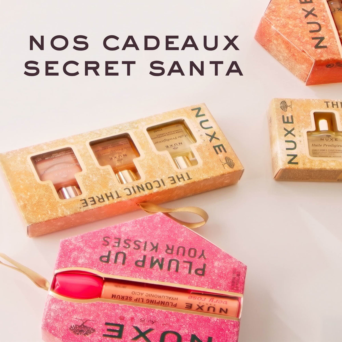 Coffret Noël Very Rose Embrassez le volume - NUXE
