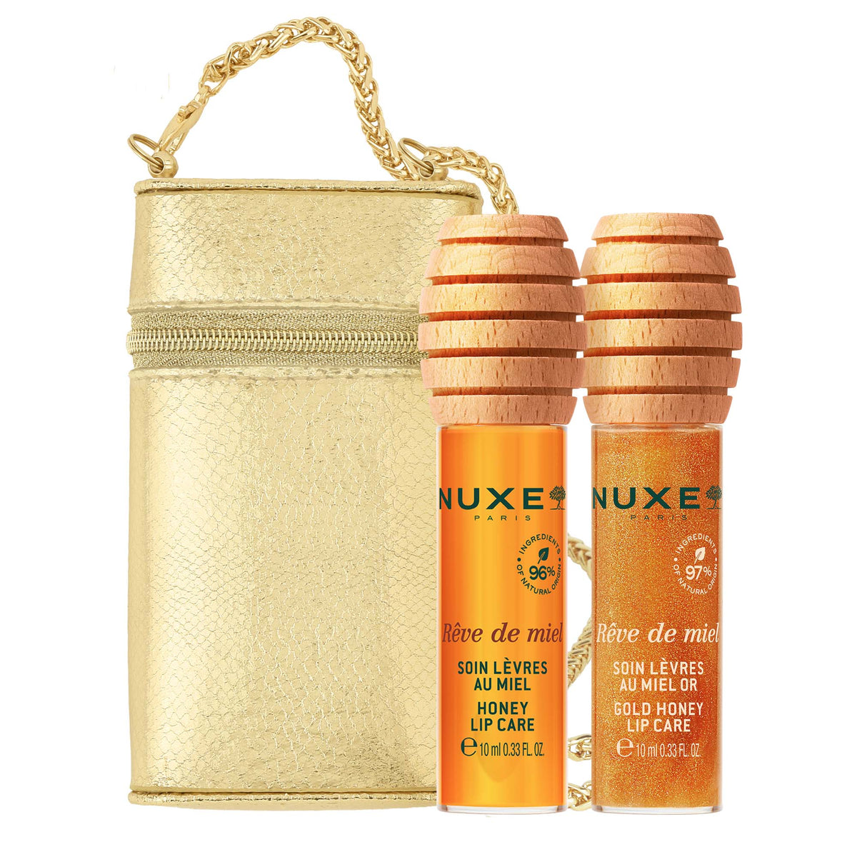 Duo soin lèvres avec étui doré - NUXE