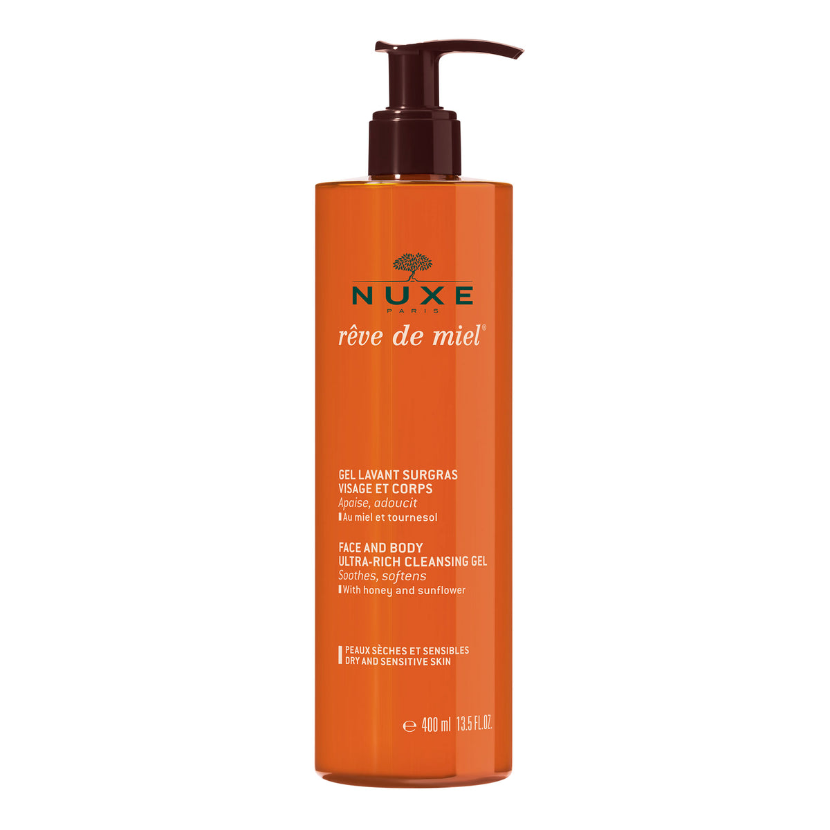 Gel lavant surgras visage et corps - NUXE