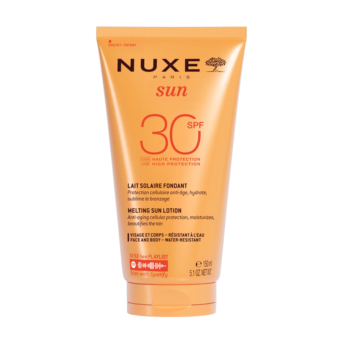 Lait Solaire Fondant Haute Protection SPF30 visage et corps - NUXE