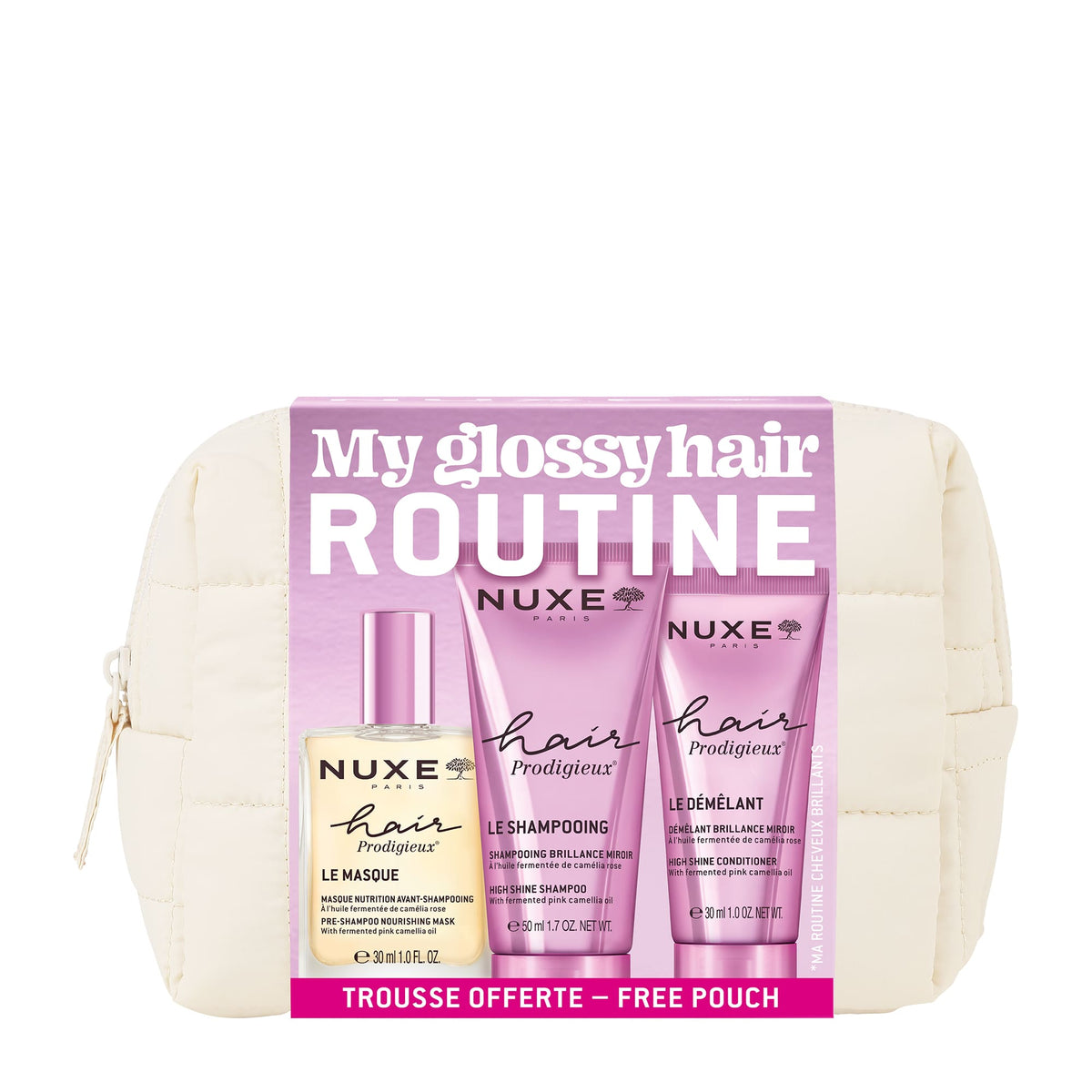 Ma routine cheveux brillants - NUXE