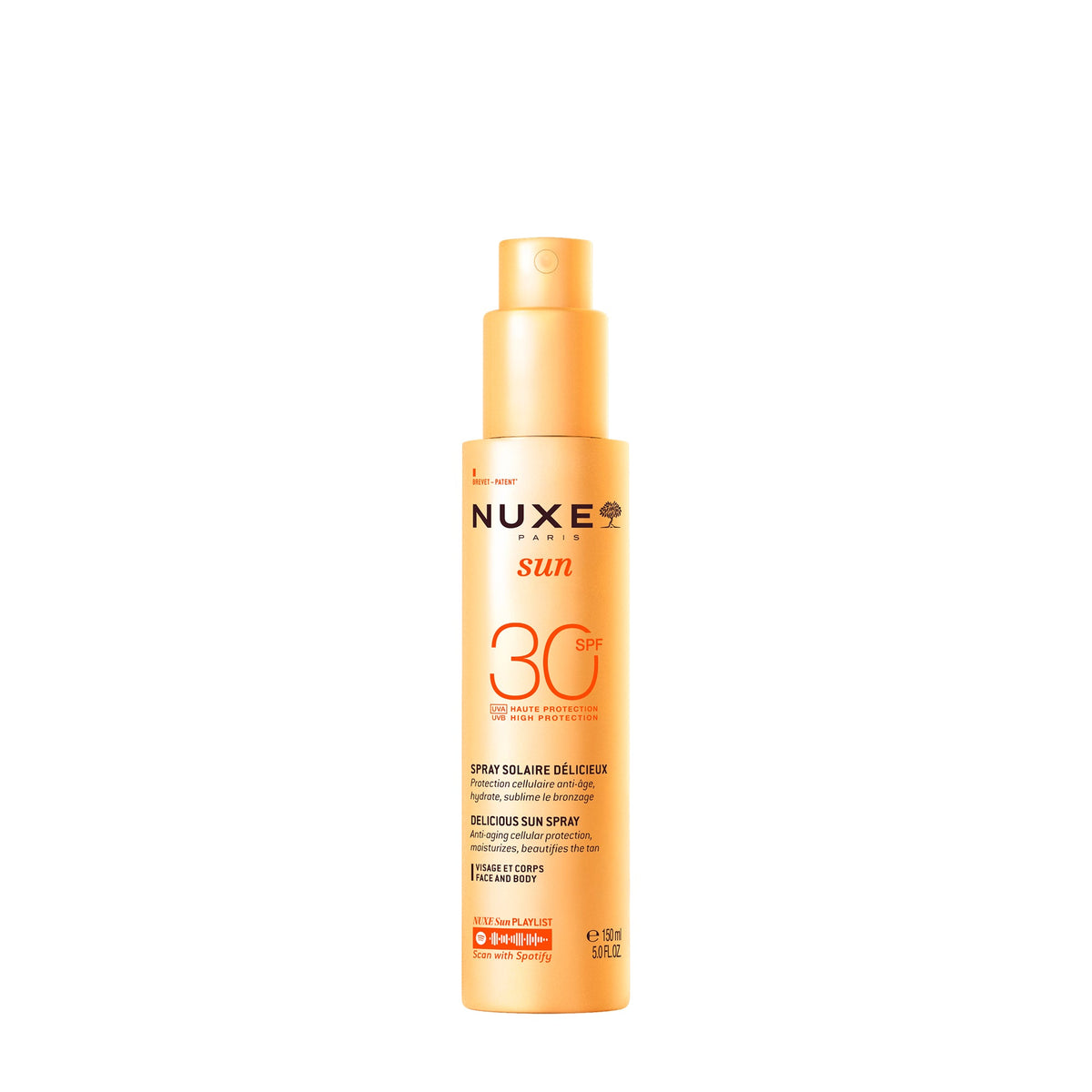 Spray Solaire Délicieux Haute Protection SPF30 visage et corps - NUXE