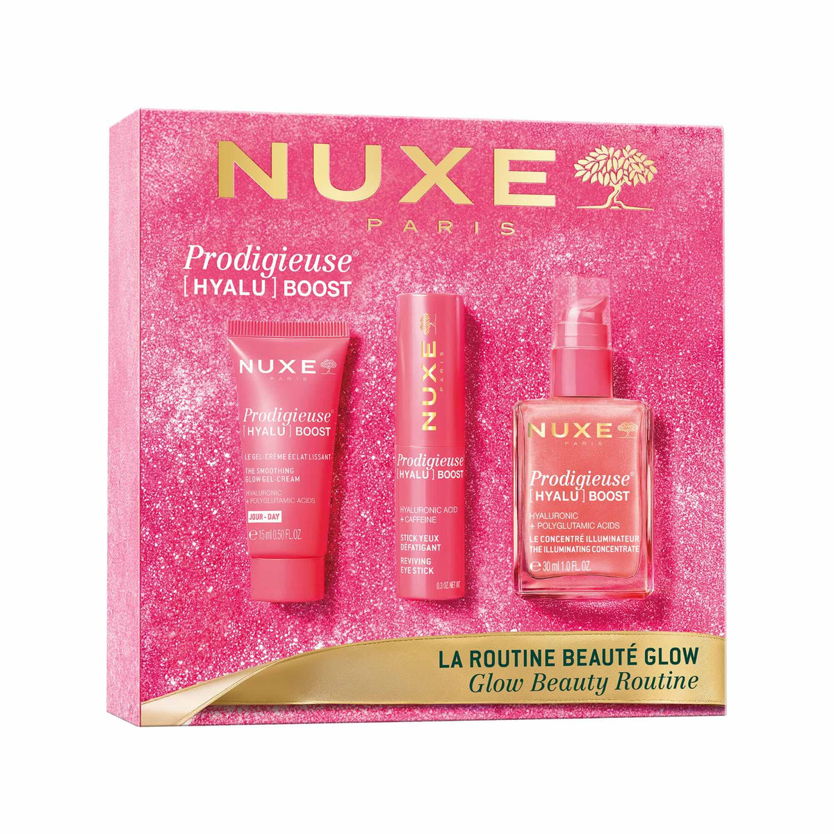 Coffret Noël PRODIGIEUSE® [HYALU] BOOST La Routine Beauté Glow - NUXE