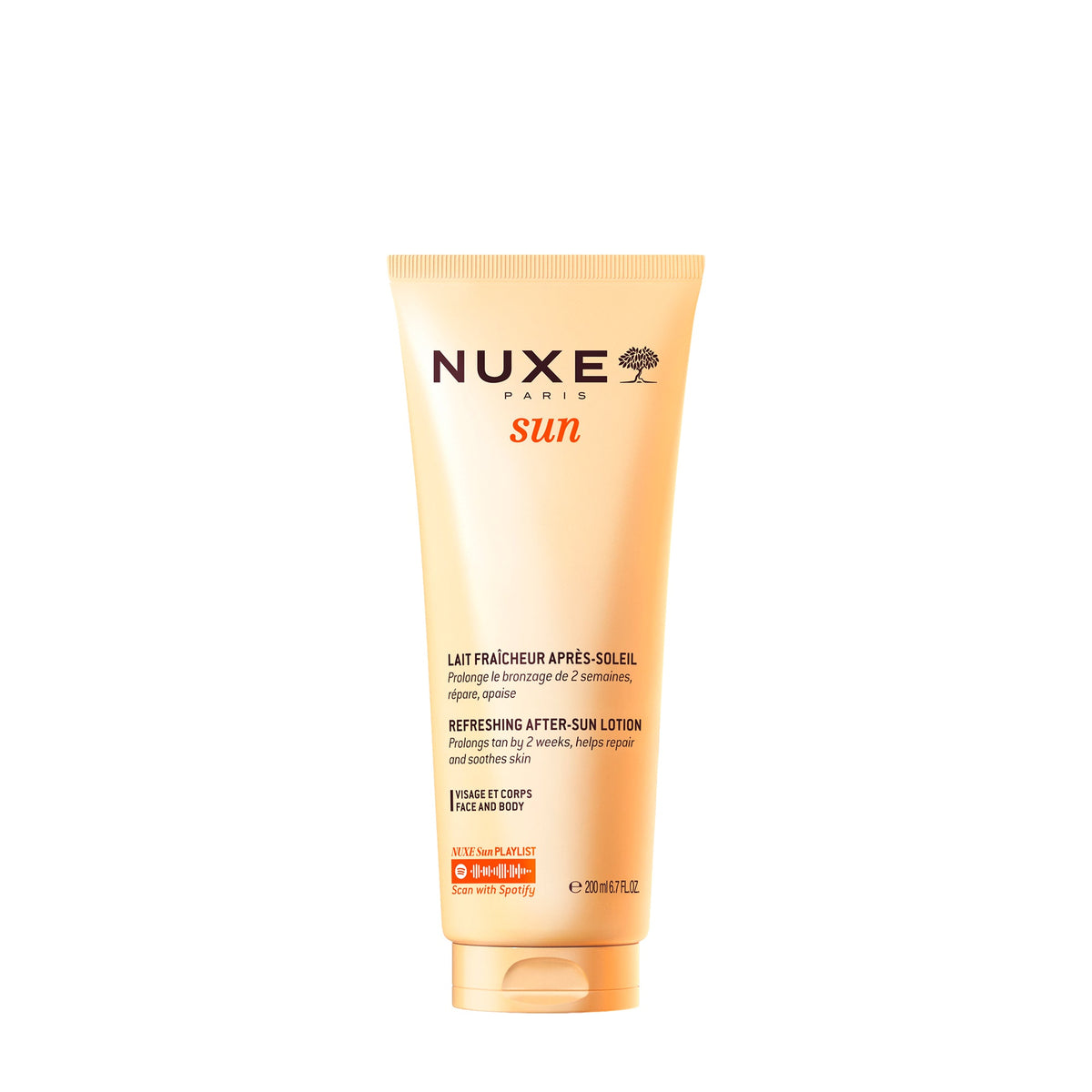 Lait Fraicheur Après - Soleil visage et corps 200 ml - Formule Originale - NUXE