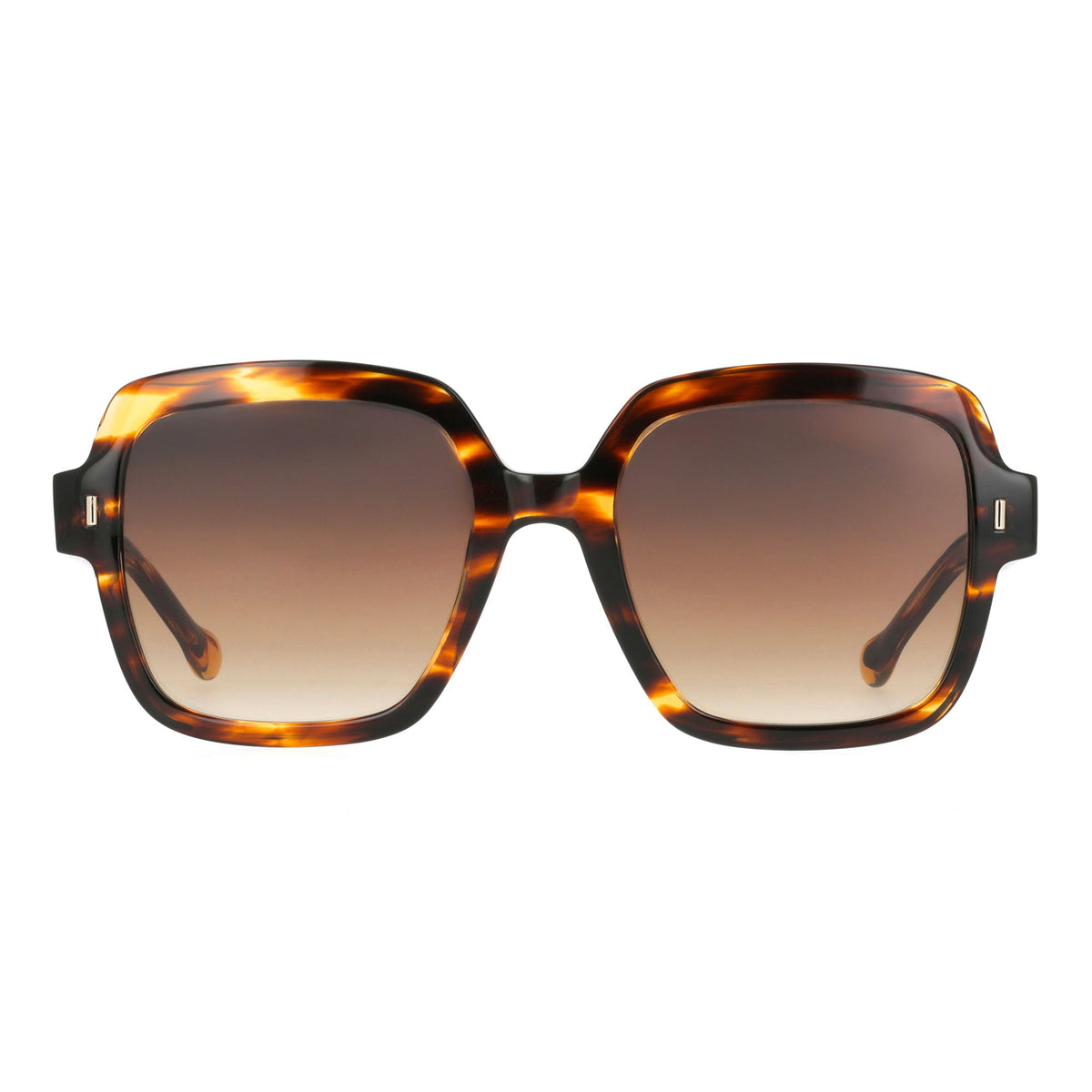 Lunettes de soleil Eclat - Ecaille marron et miel - NUXE