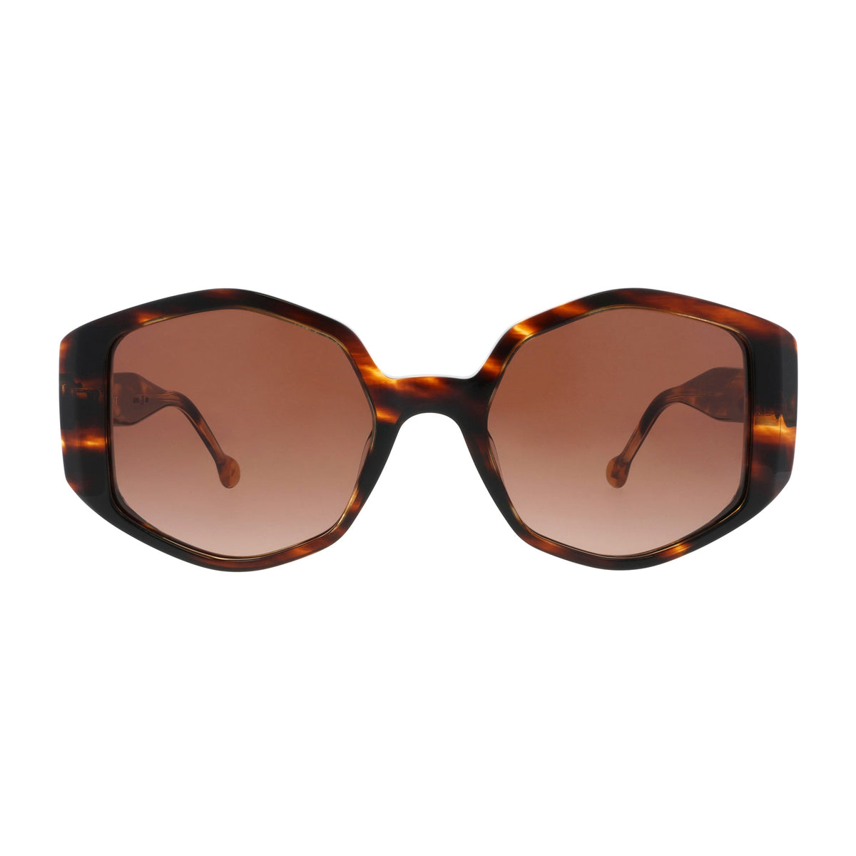Lunettes de soleil Iconic Amande - Ecaille Marron et Miel - NUXE
