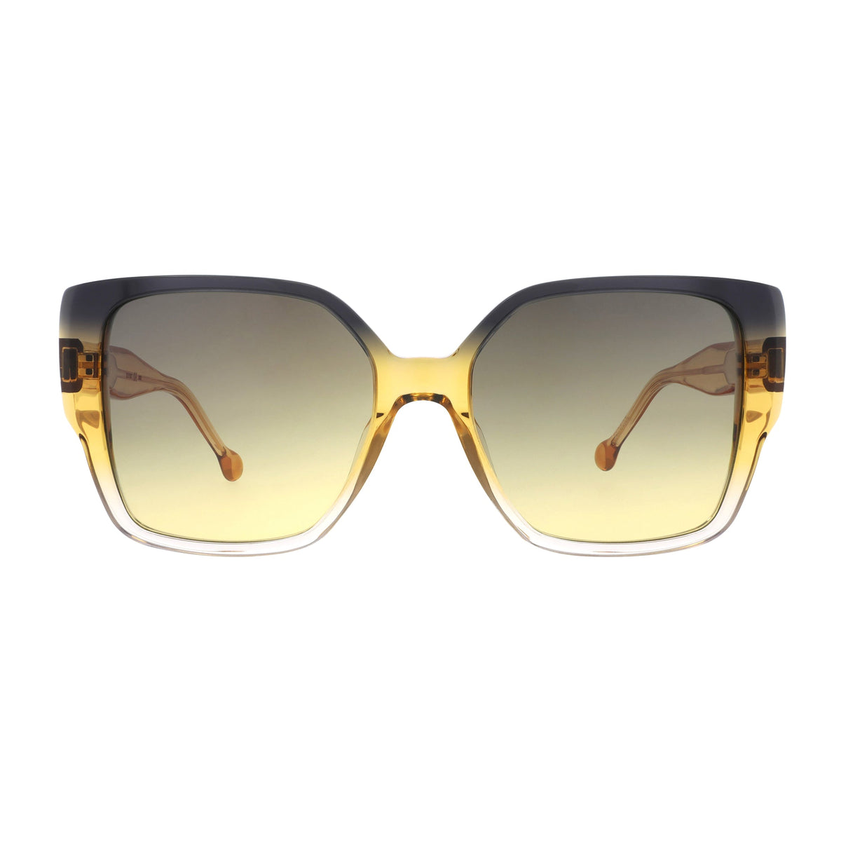 Lunettes de soleil Iconic carrée - Dégradé Gris Jaune - NUXE