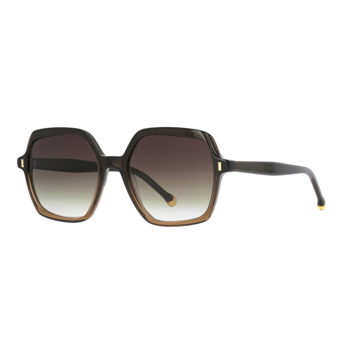 Lunettes de soleil Soyeuse - Brun foncé/Cristal beige - NUXE