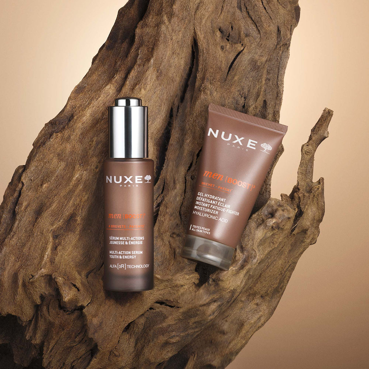 Routine Visage Hydratation, Jeunesse & Énergie - NUXE Men [BOOST]³ - NUXE