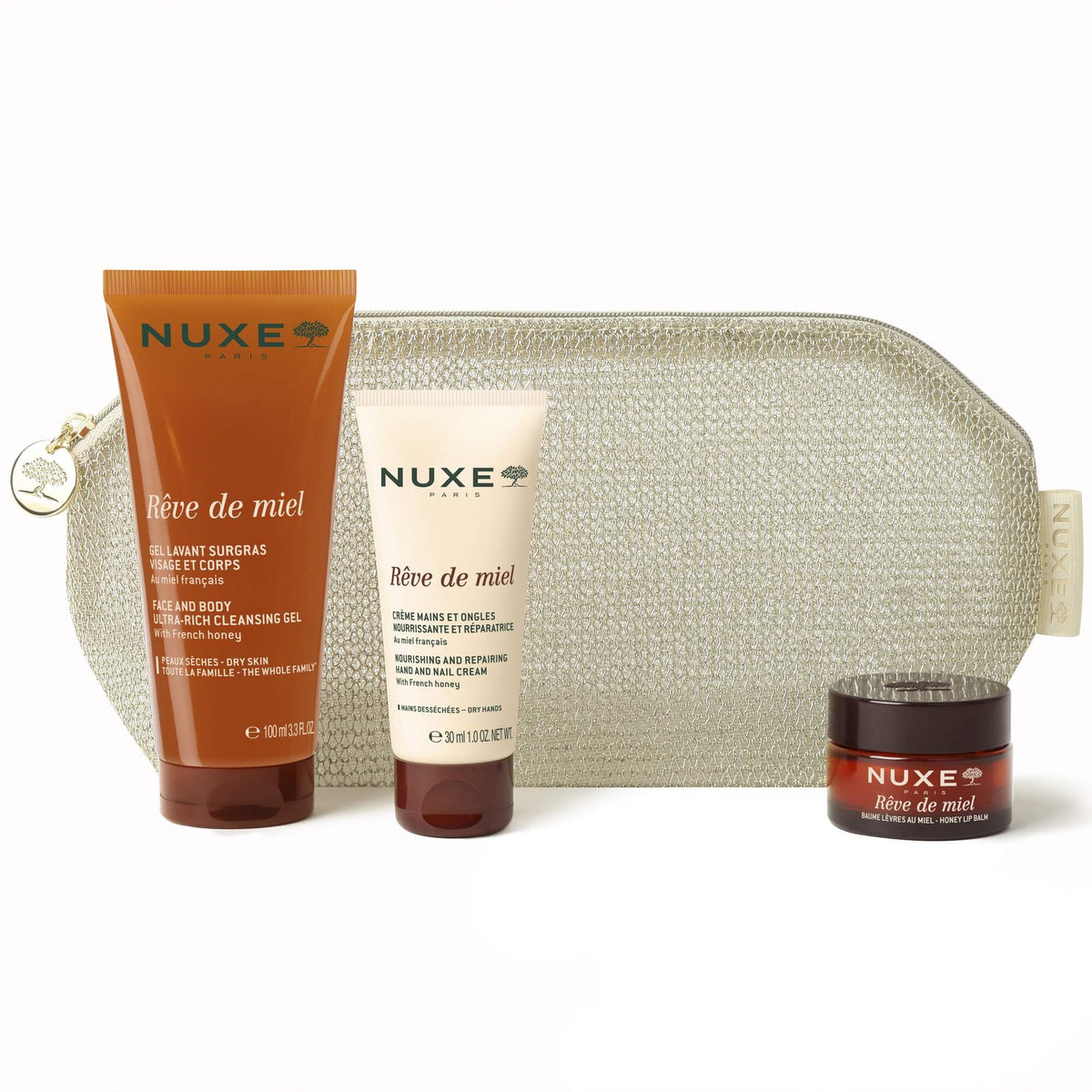 Trio Nourrissant : Corps - Mains - Lèvres - NUXE